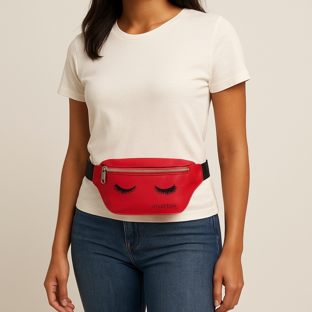 Sephora Smashbox Red Eyelash Fanny Pack | OS